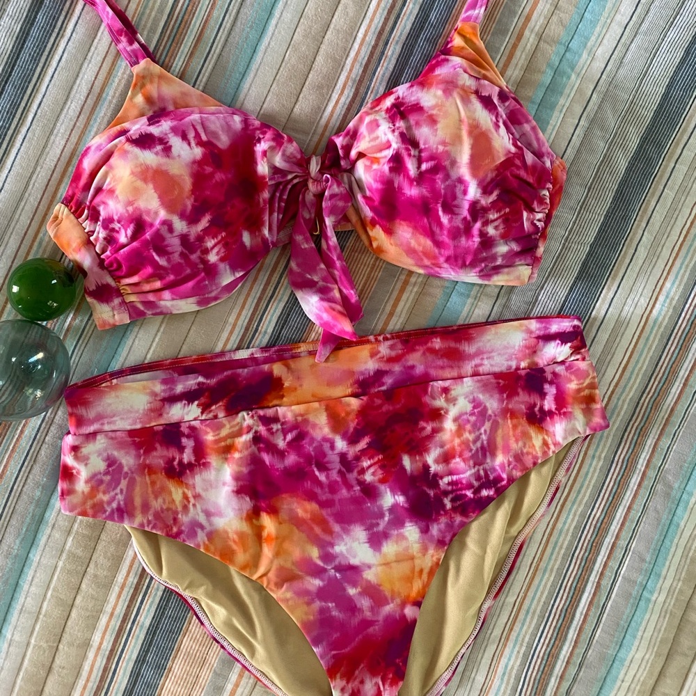 Tie Dye Bikini by Swimsuits For All. New, tags and never worn. Size 20.